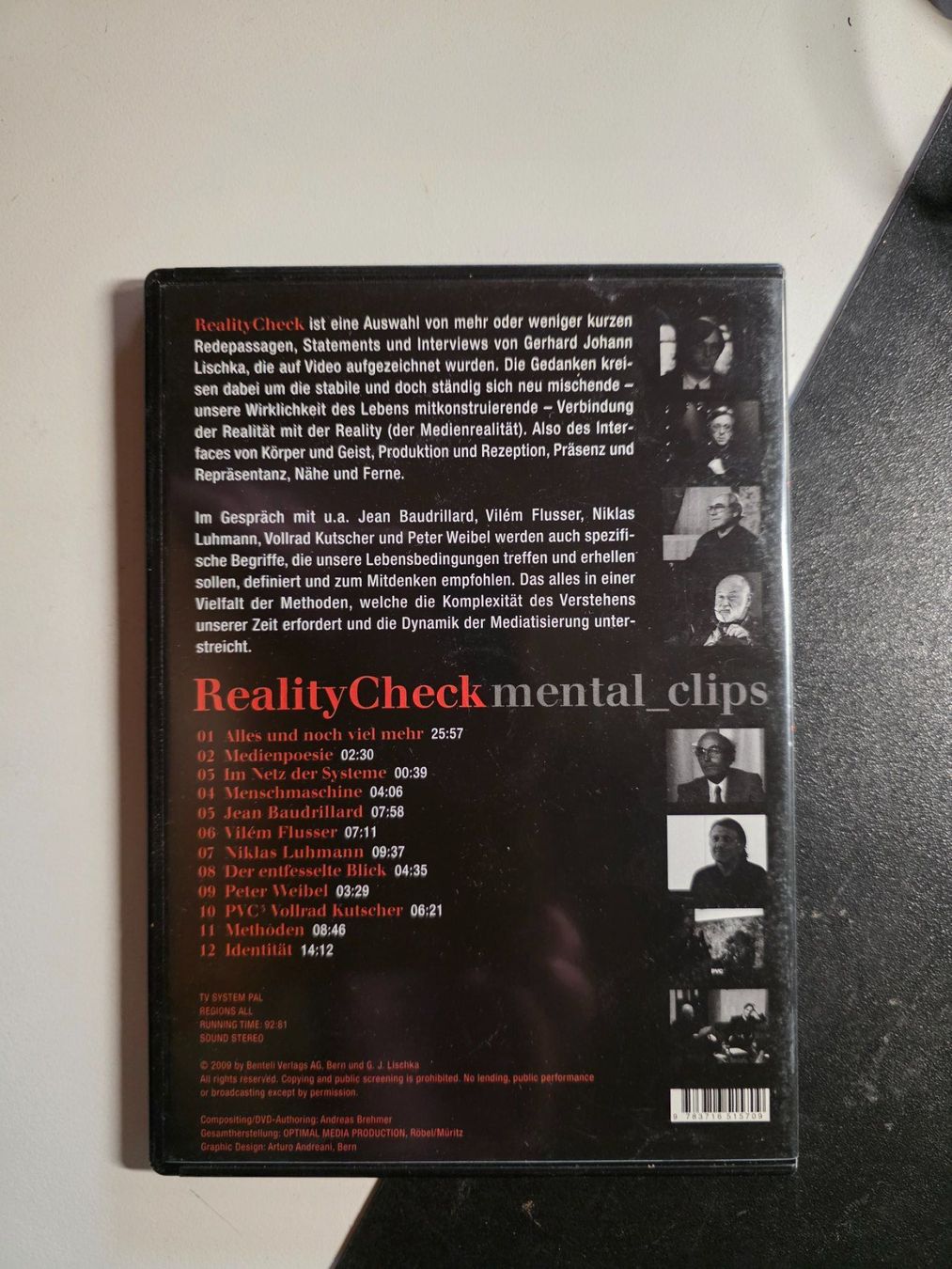 Alle DVDs: DVD - Reality Check mental_clips G.J. Lischka – Gebraucht aus Walterswil BE von Lonitti 2