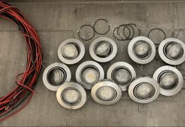 11 Stück Einbauspot mit LED Spot