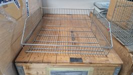 Metall-Gitterkorb für Lager und Werkstatt – stapelbar