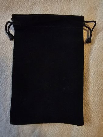 10x Schmuck Beutel 15x10 cm schwarz Tüte Sack Verpackung Box