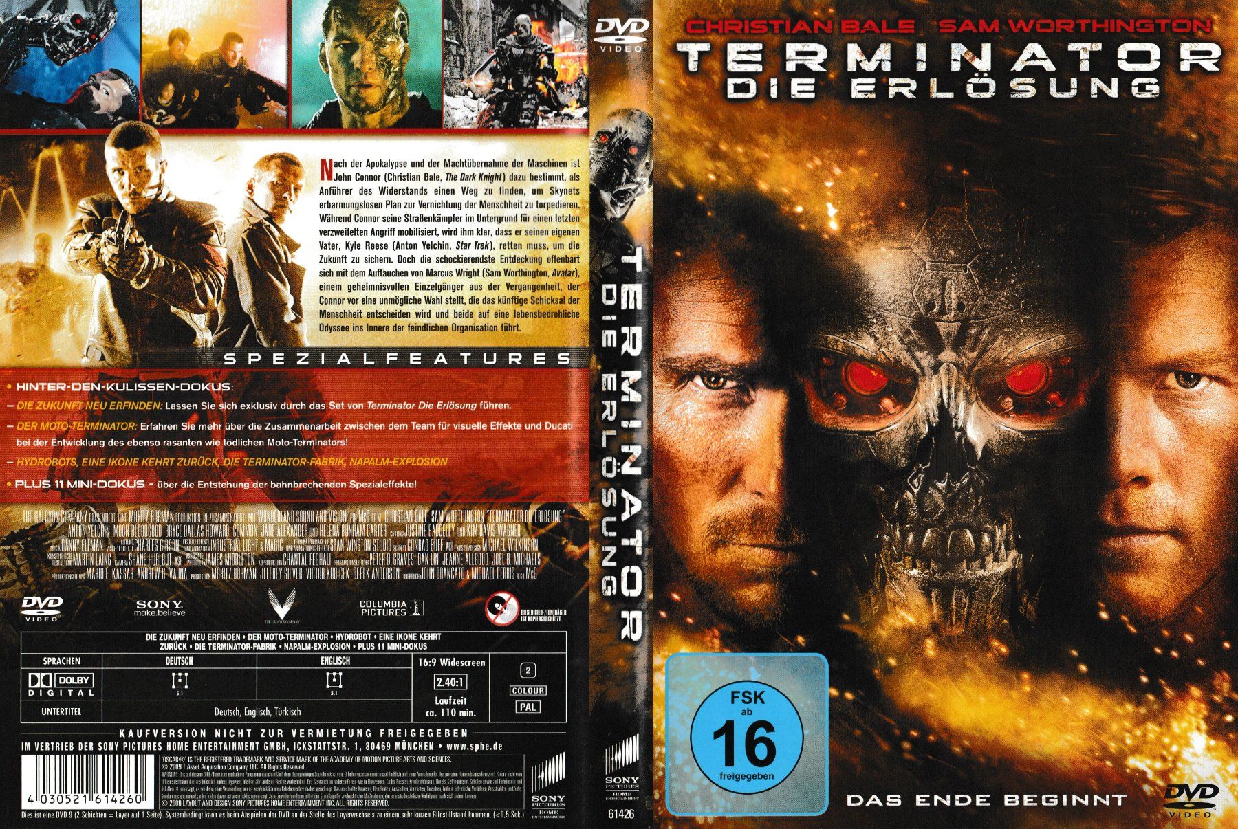 Tutti i DVDs: DVD - Terminator: Die Erlösung – Usato da Langnau am Albis venduto da MediaRescuerKeLoX