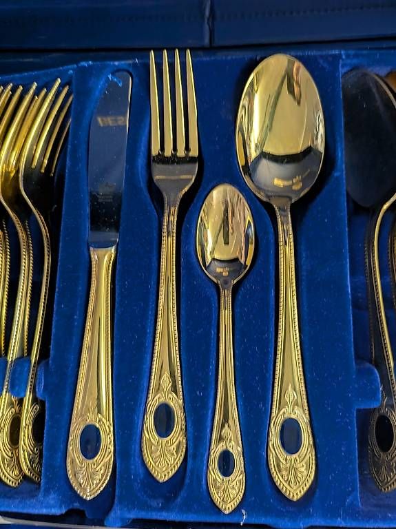 Set di posate: Solingen Besteck vergoldet 24 Karat – Usato da Schaffhausen venduto da max_c62l 4