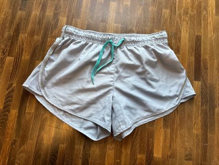 Workout Shorts, kurze Hose, Sport, hellgrau, Grösse 38