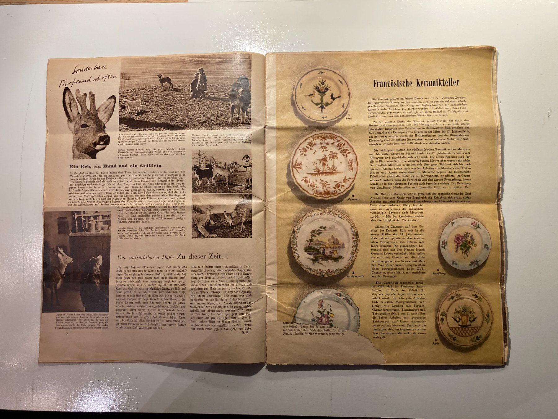 Riviste & Magazine: Wochenblätter, Nr. 32 vom 5.August 1944 – Usato da Zwingen venduto da Hugom 2