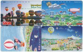 Ballone - seltene Motiv Telefonkarten von Japan