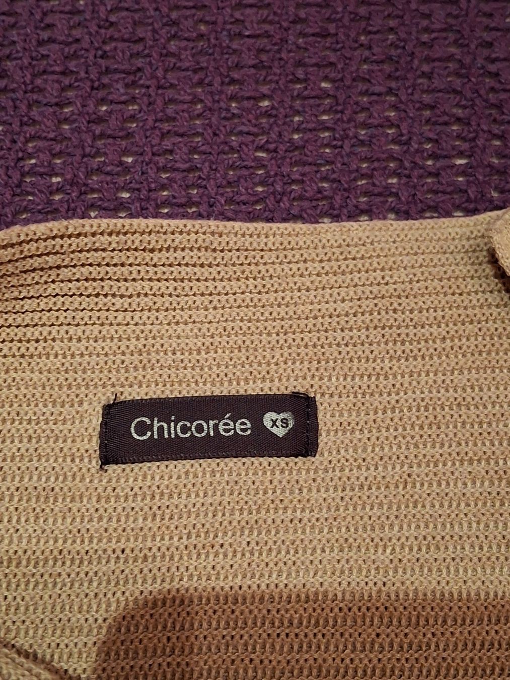 Maglioni & Felpe: Pull chemise sur le bas taille XS marque Chicorée 50% coton – Usato da Villiers venduto da san_jn5w 3