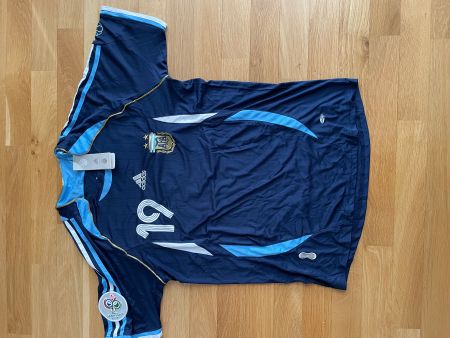 Messi Nr. 19 Argentinien WM 2006 Retro Fussballtrikot