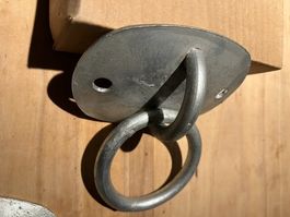 2 Stk. Befestigungsring Hackenhalter Seilhalter
