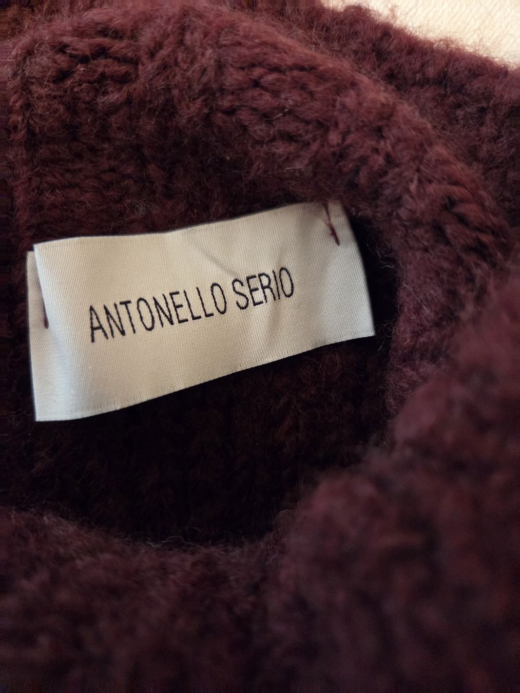 Maglioni & Felpe: Super italienischer Pulli in bordeau neu – Nuovo (secondo la descrizione) da Zürich venduto da ELISABETHA47 1