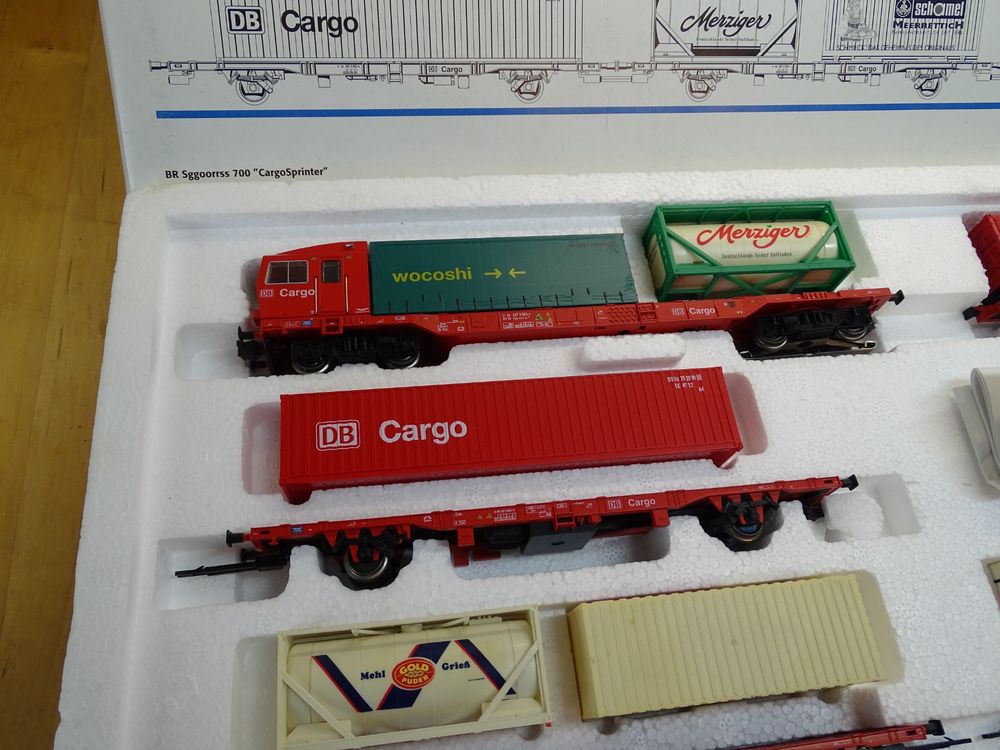 Märklin 34090 Cargo Sprinter DB, Rot, Delta, H0,WS/AC,OVP (Gebraucht ...