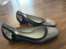 Navyboot Ballerina, Echtleder, Gr. 36, Top Zustand, Silber