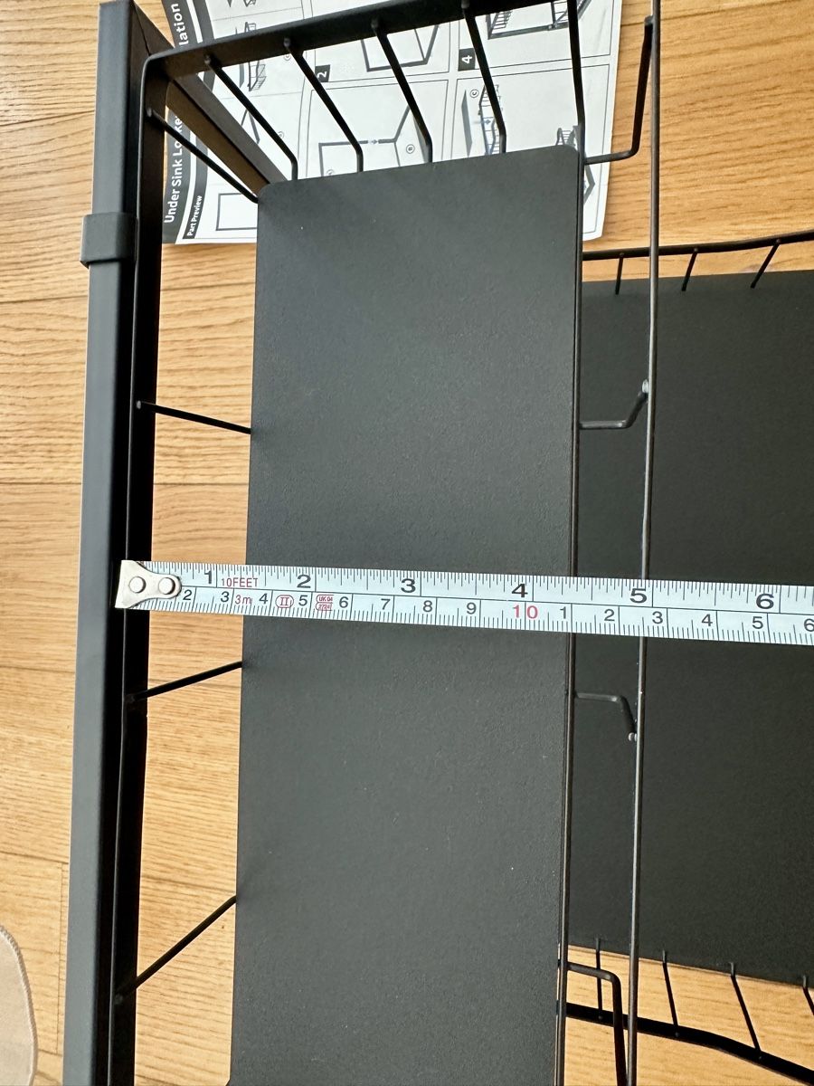 Altri accessori: 2-Tier Under Sink Storage Rack Black  – Usato da Gattikon venduto da Sarahs_Schatzkammer 4
