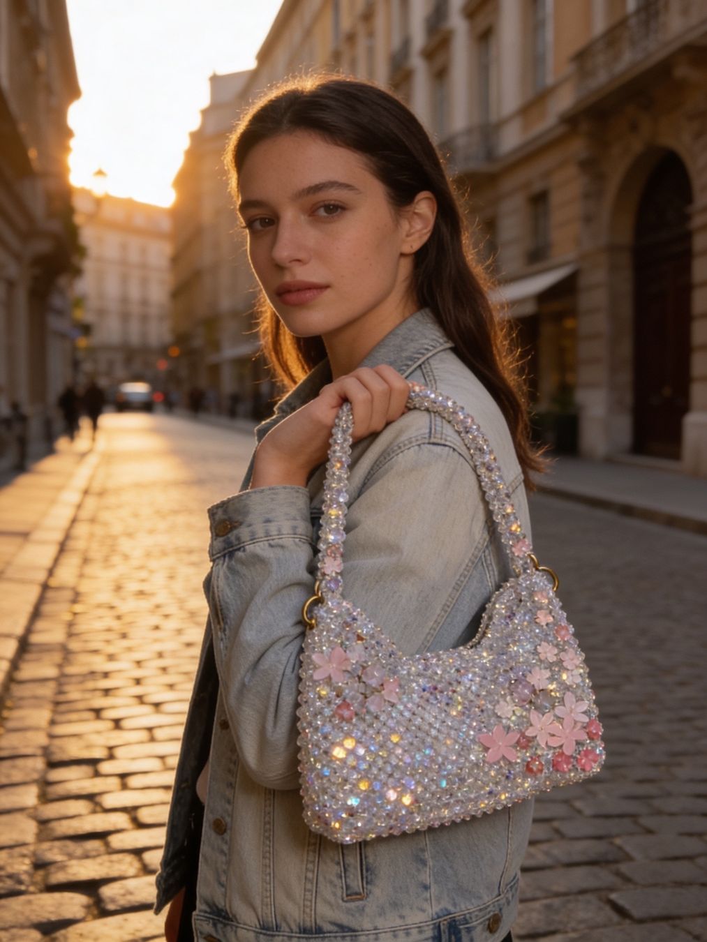 Borse da donna: Strass Handtasche aus Kristallperlen Event – Nuovo e nell'imballaggio originale da canobbio venduto da barbarb 4