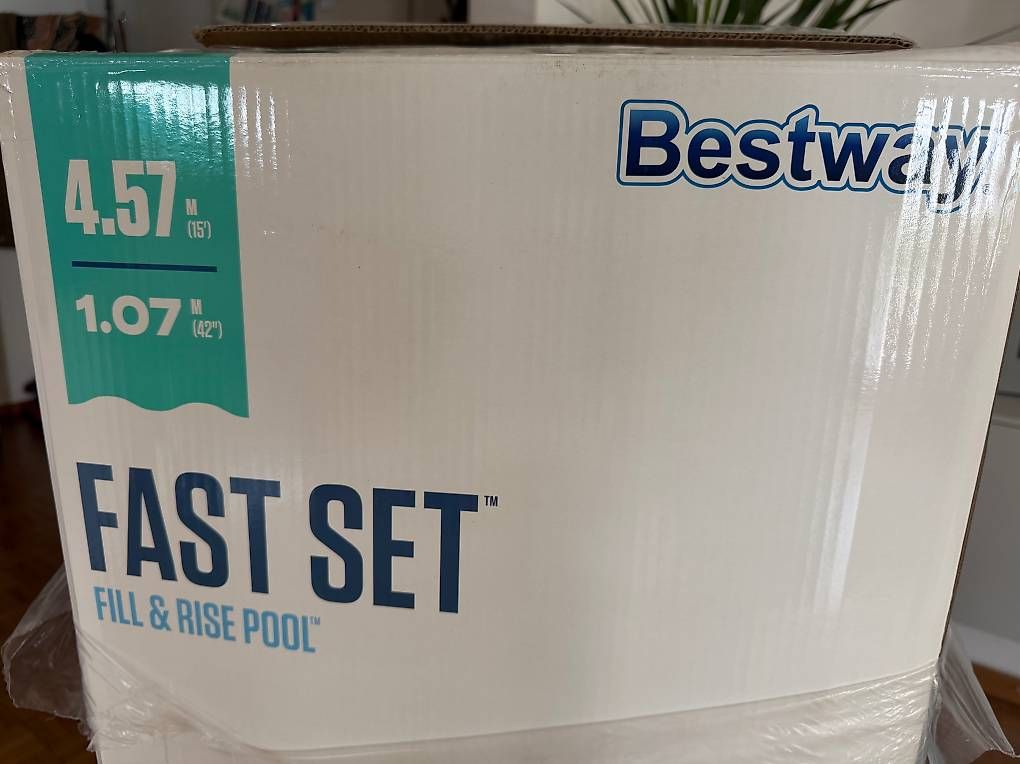 Bestway Piscine: Bestway Fast Set Pool - 4.57m x 1.07m – Nuovo (secondo la descrizione) da Dübendorf venduto da dal64 1