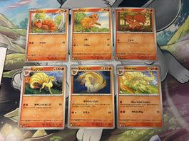 Pokemon Karten Set Vulpix und Vulnona neuwertig 