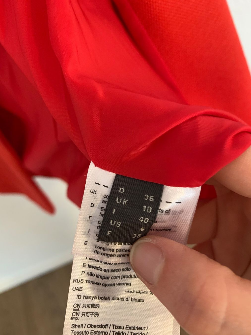 Esprit Giacche: Esprit Blazer Jacke rot Gr. 36 / S – Usato da Fislisbach venduto da KolibriSecondhand 7