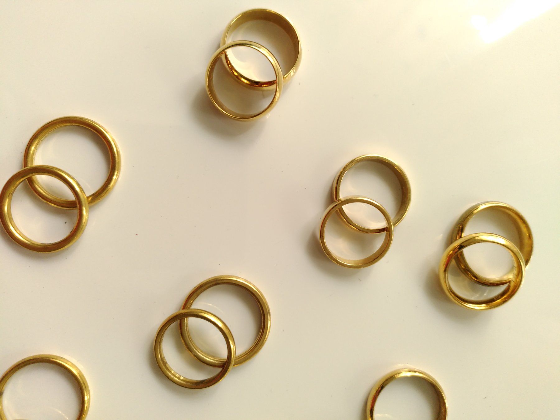 Ringe: 16 Musterringe vergoldet – Neu (gemäss Beschreibung) aus Ettingen von sagada81 1