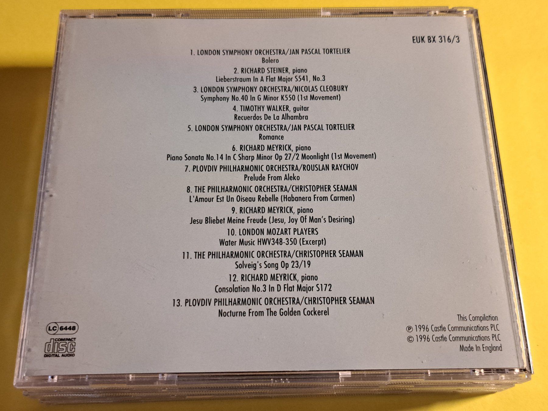 CD: REFLECTIONS - Classics for Dreamers (3 CDs) – Usato da Wichtrach venduto da LuckyLuke69 6