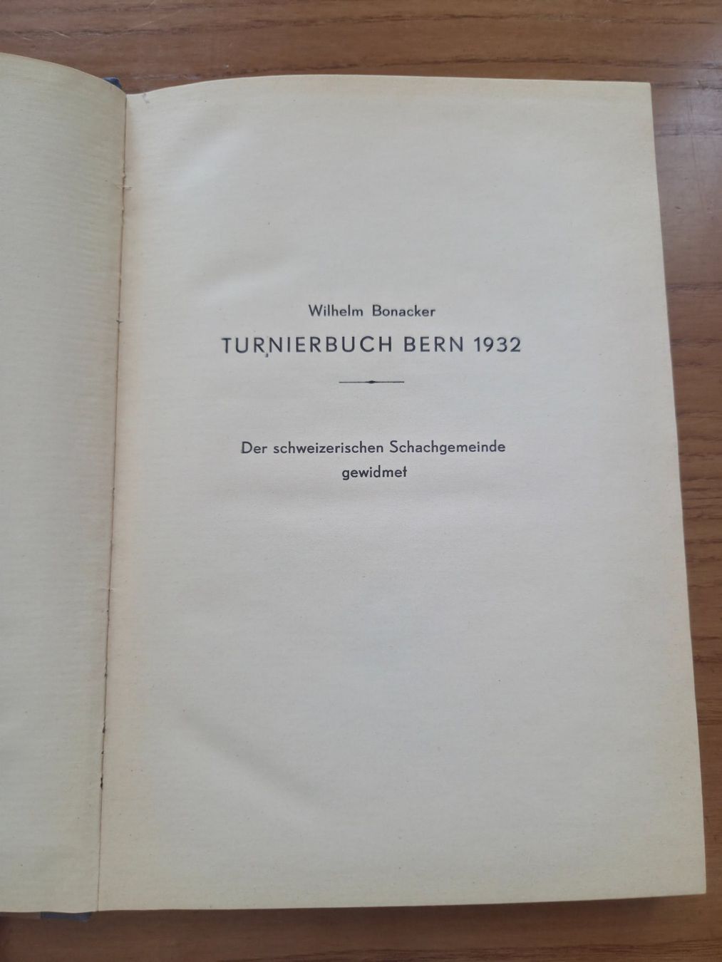 Bücher: Turnierbuch Bern 1932 – Wilhelm Bonacker Schach – Gebraucht aus Aldesago von lusuardi 4
