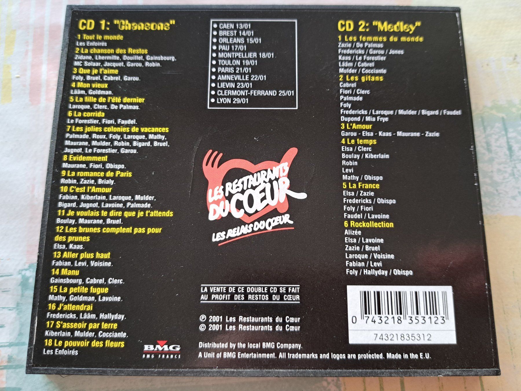 CDs: Cd 2001 - L'odyssée des enfoirés  – Gebraucht aus Pully von bro_n52j 1