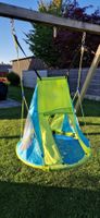 Hudora Alu Nestschaukel 120 mit abnehmbarem Zelt