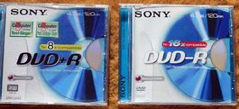 4 St. Neu Sony DVD - R Rohling mit Hüllen