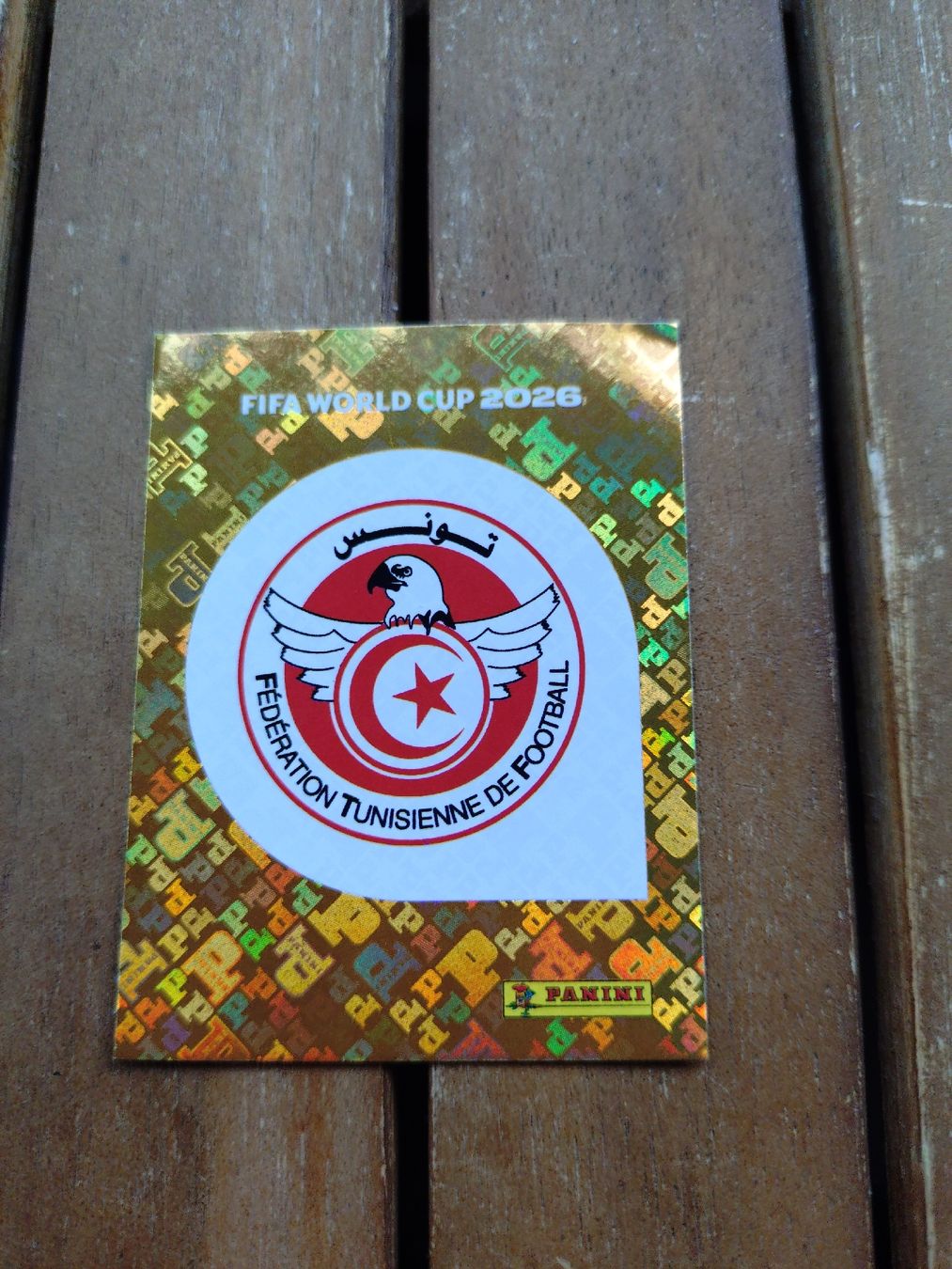 Panini Carte collezionabili: FIFA World Cup 2026 Panini Sticker TUN 1  – Nuovo e nell'imballaggio originale da Steinmaur venduto da Cinderella309