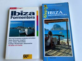 2 Reiseführer Ibiza & Formentera - leichte Gebrauchsspuren