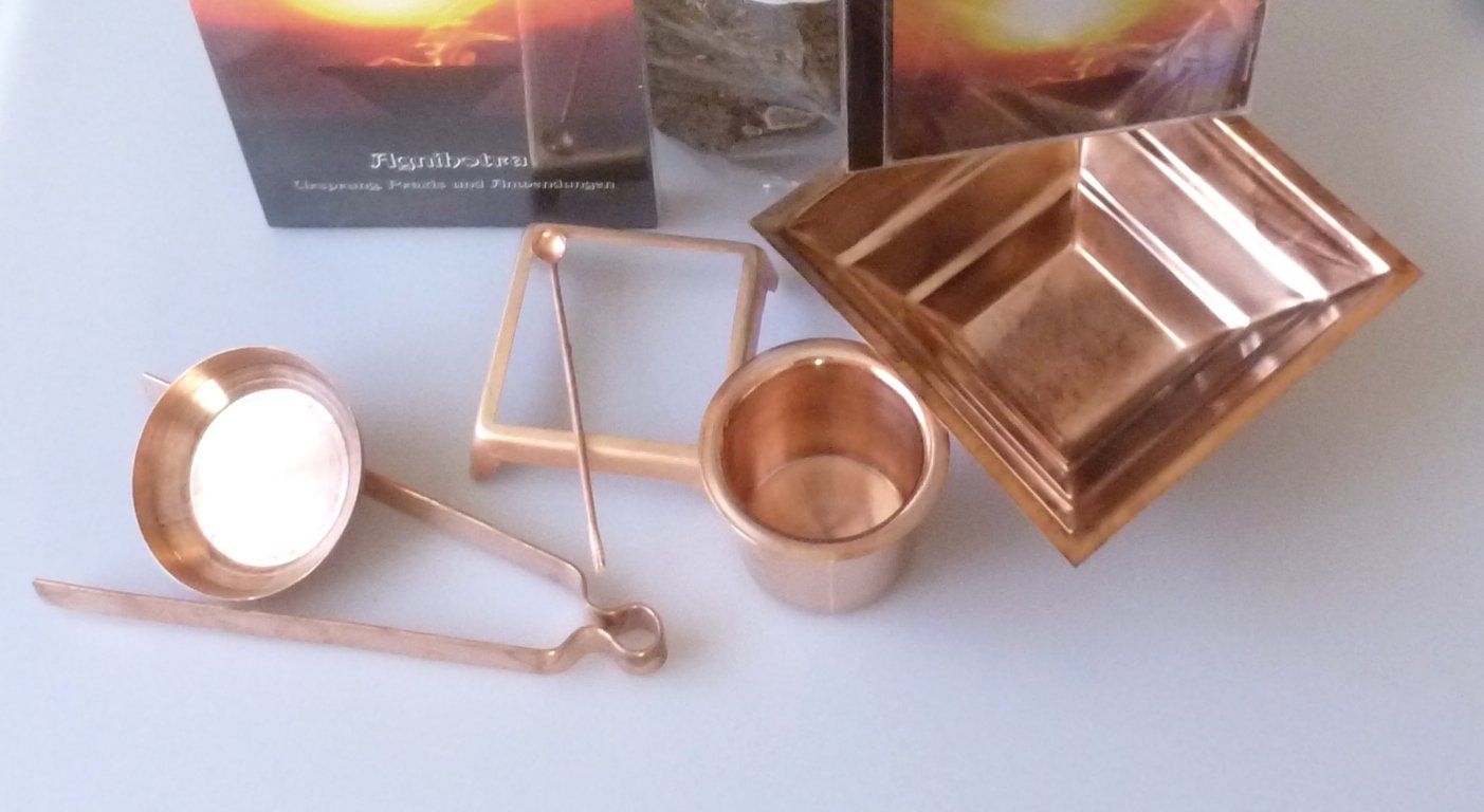 Sottobicchieri: Agnihotra Ritual-Set – Nuovo e nell'imballaggio originale da Mauren venduto da Yeelen 6