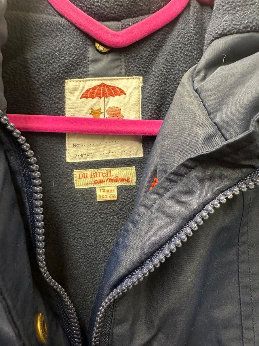 Du Pareil au Même Jacken & Mäntel: Kinderjacke dunkelblau mit Kapuze Grösse 152 – Gebraucht aus Brüttisellen von nat_5622 2
