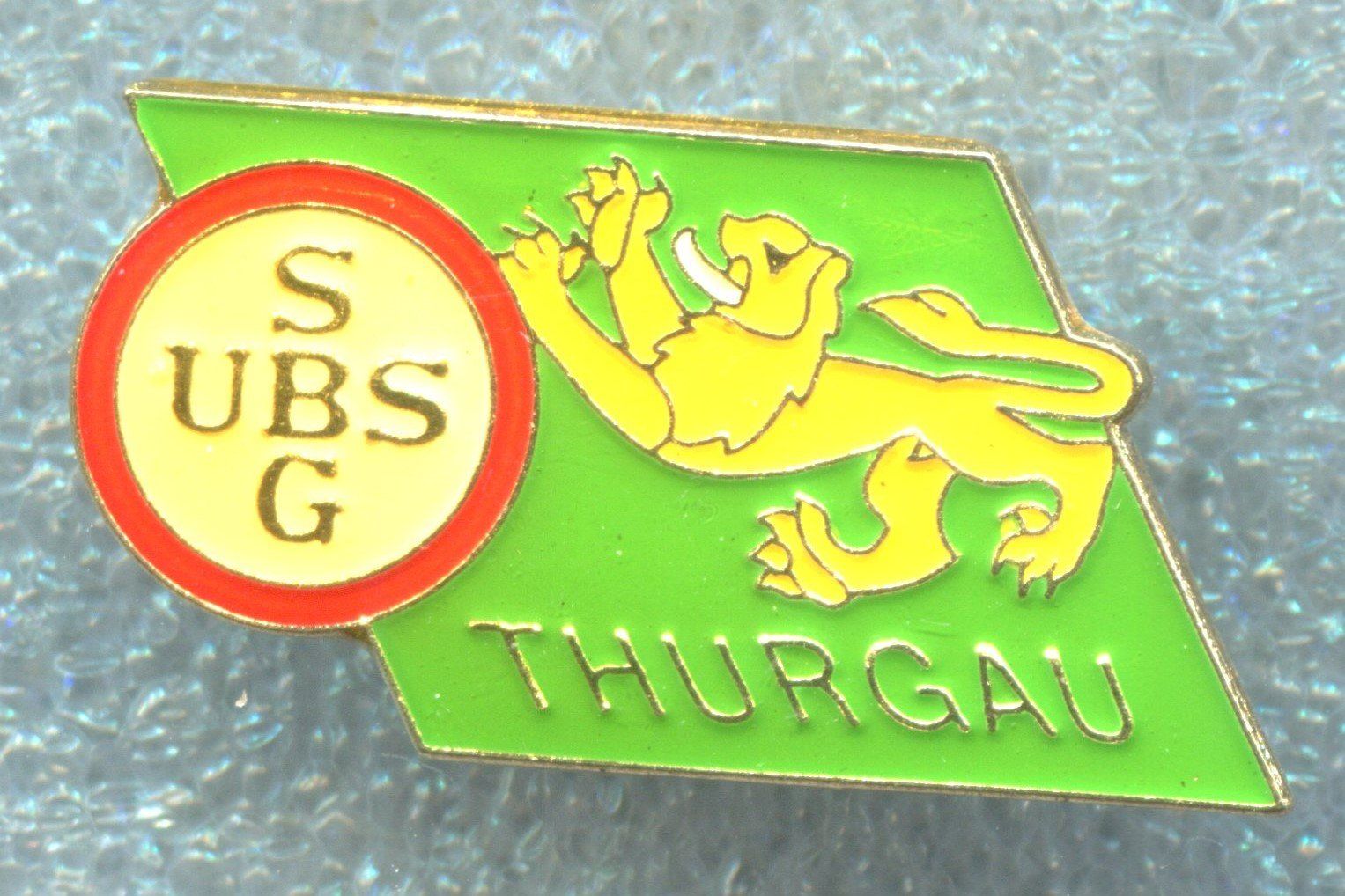 UBS Placchette & Badge: UBS  THURGAU – Usato da Winterthur venduto da Sammleroase