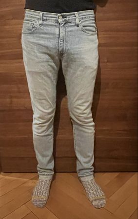 Levi's 511 Slim Fit Jeans, helle Waschung, Grösse W31 L34