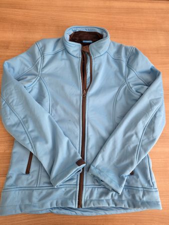 Softshelljacke Mädchen von ALIVE, türkisblau Gr. 158/164!