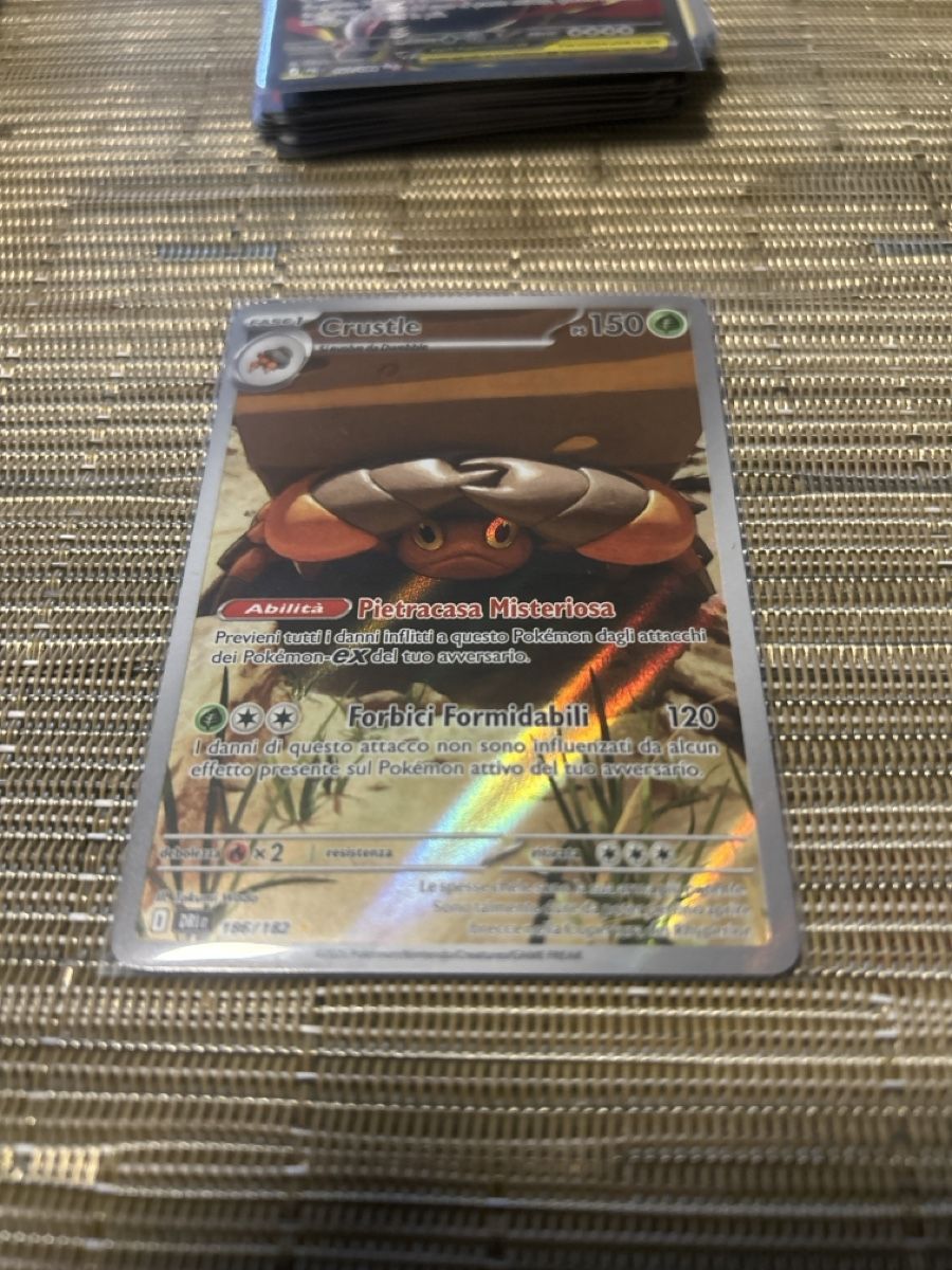 Pokémon Carte collezionabili: Pokemon Crustle (full art) – Usato da Bellinzona venduto da hed_d2by