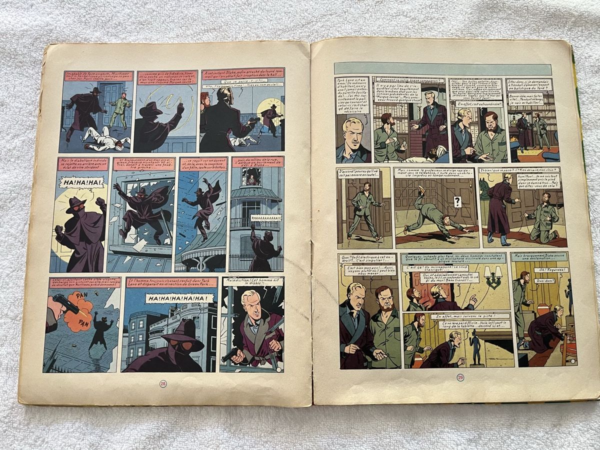 BD: Blake & Mortimer La Marque Jaune EO daté 1959 – D'occasion à Gockhausen par London95 2