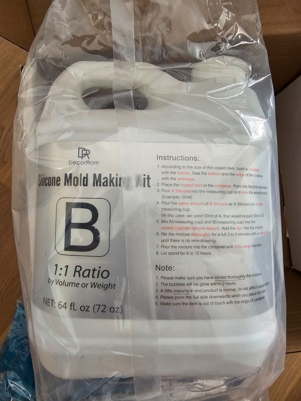 Kit bricolage: Silikon 4kg (A+B Komponenten) +Einfärbungs Komp.+ Bausatz – Nuovo e nell'imballaggio originale da Kloten venduto da Travolli