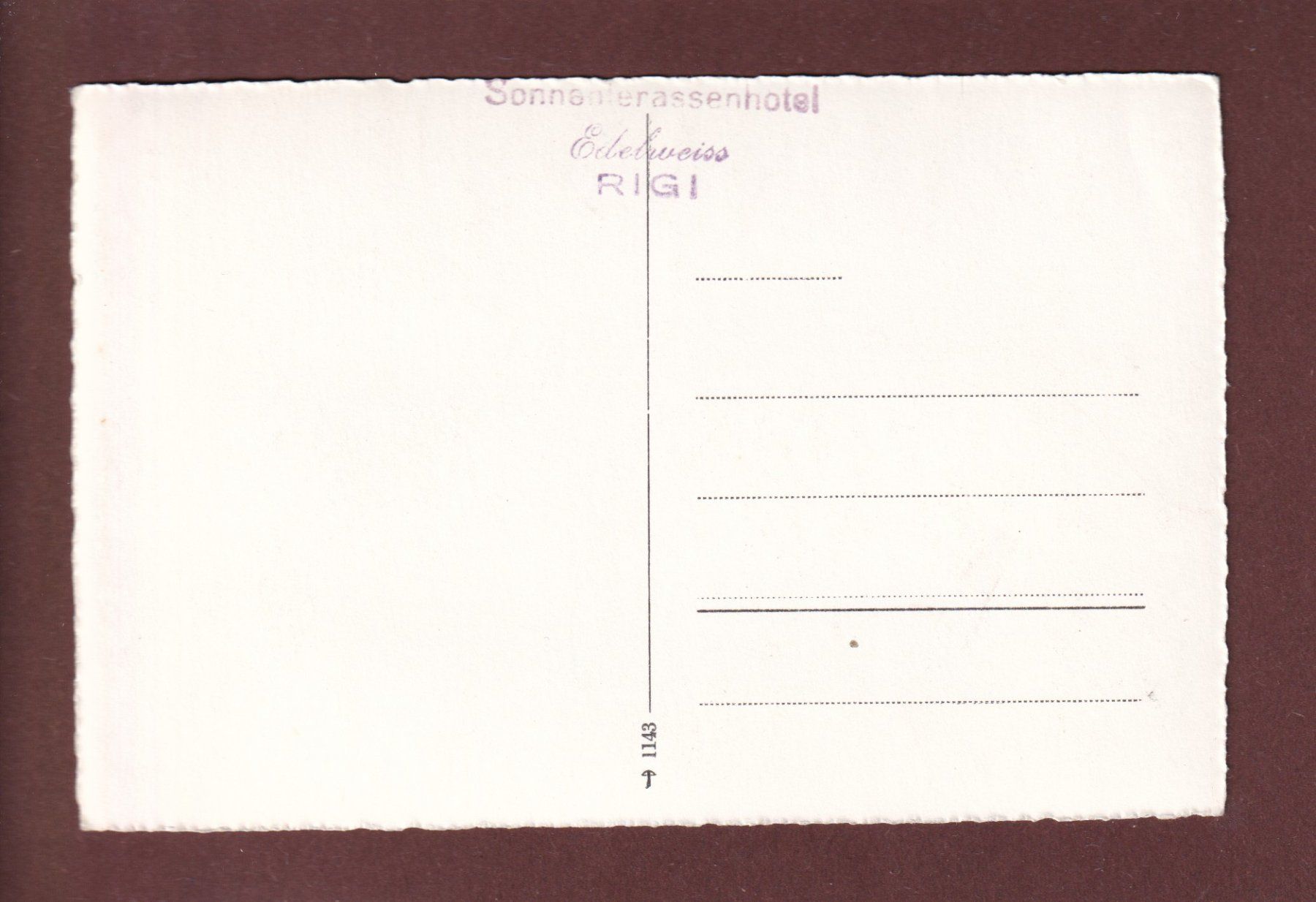 Cartoline postali: Felsenweg bei RIGI-FIRST – Usato da Pully venduto da nicecards 1