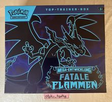 New Sealed Deutsche Pokémon Card ETB Fatale Flammen