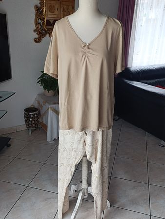 Damen Kurz Arm  Pyjama  Grösse M-L Ankerprint