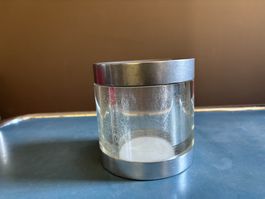 Vintage Acrylglas Deko Behälter mit Deckel