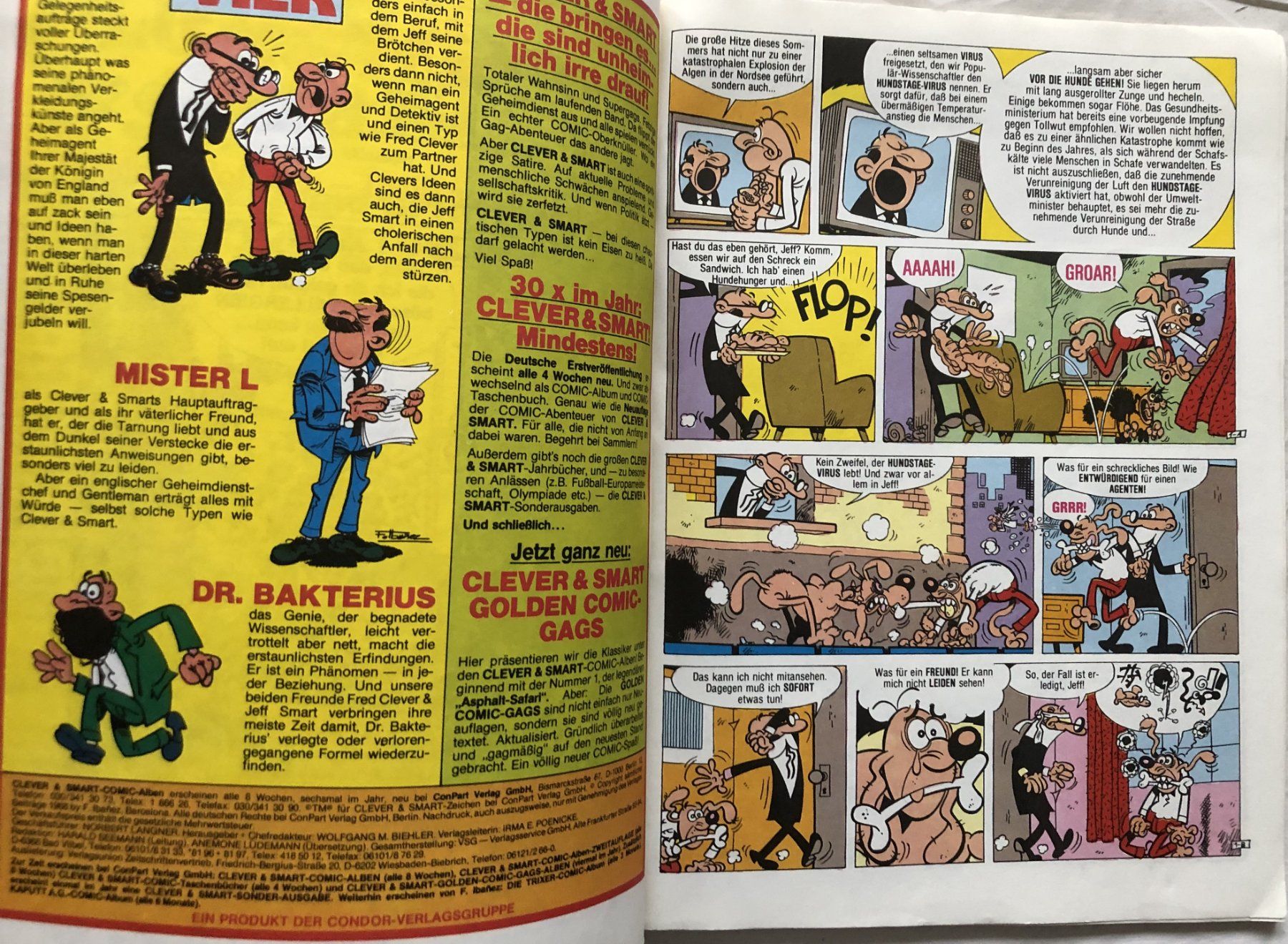 Fumetti: CLEVER & SMART - Nr.92 - 1.Auflage – Usato da Schaffhausen venduto da durruti 2