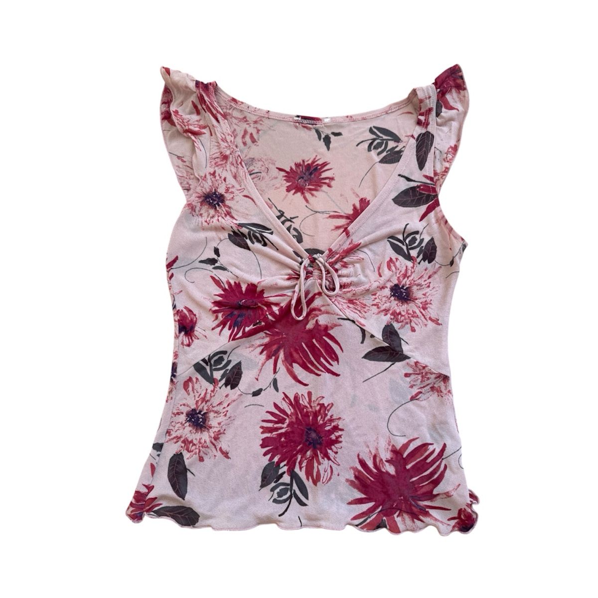 Tops: y2k Oberteil/Top mit Blumenmuster  – Gebraucht aus Zürich von pet_8jkt