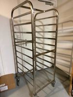 Edelstahl Rollwagen / Bäckereiwagen, Top Zustand!
