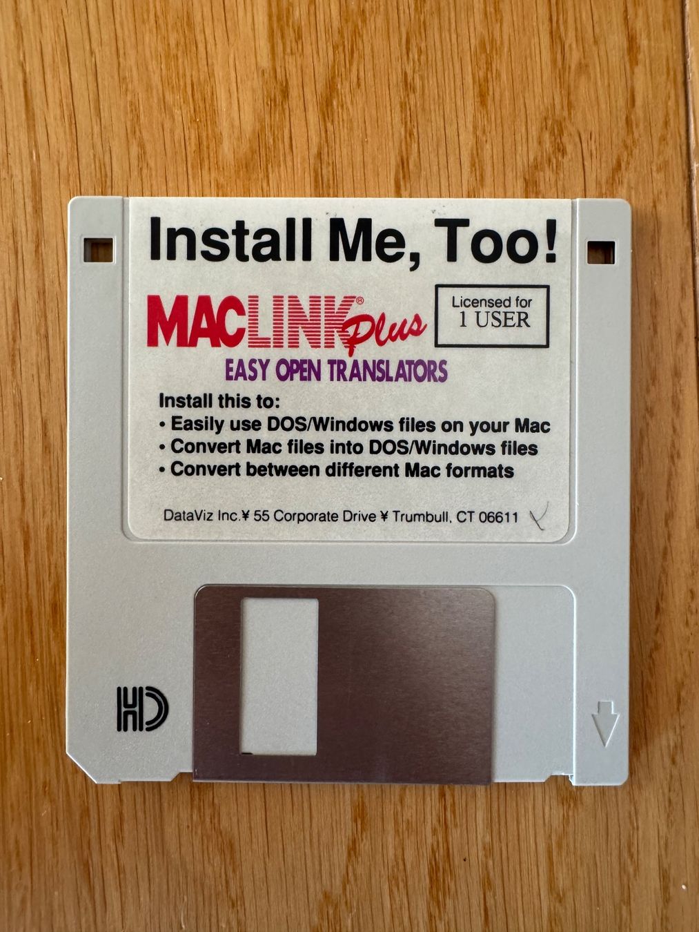 Apple PC: Lot de 6 disquettes (MacLinkPlus, DiskFit, etc.) – Usato da Genève venduto da Hollow 5