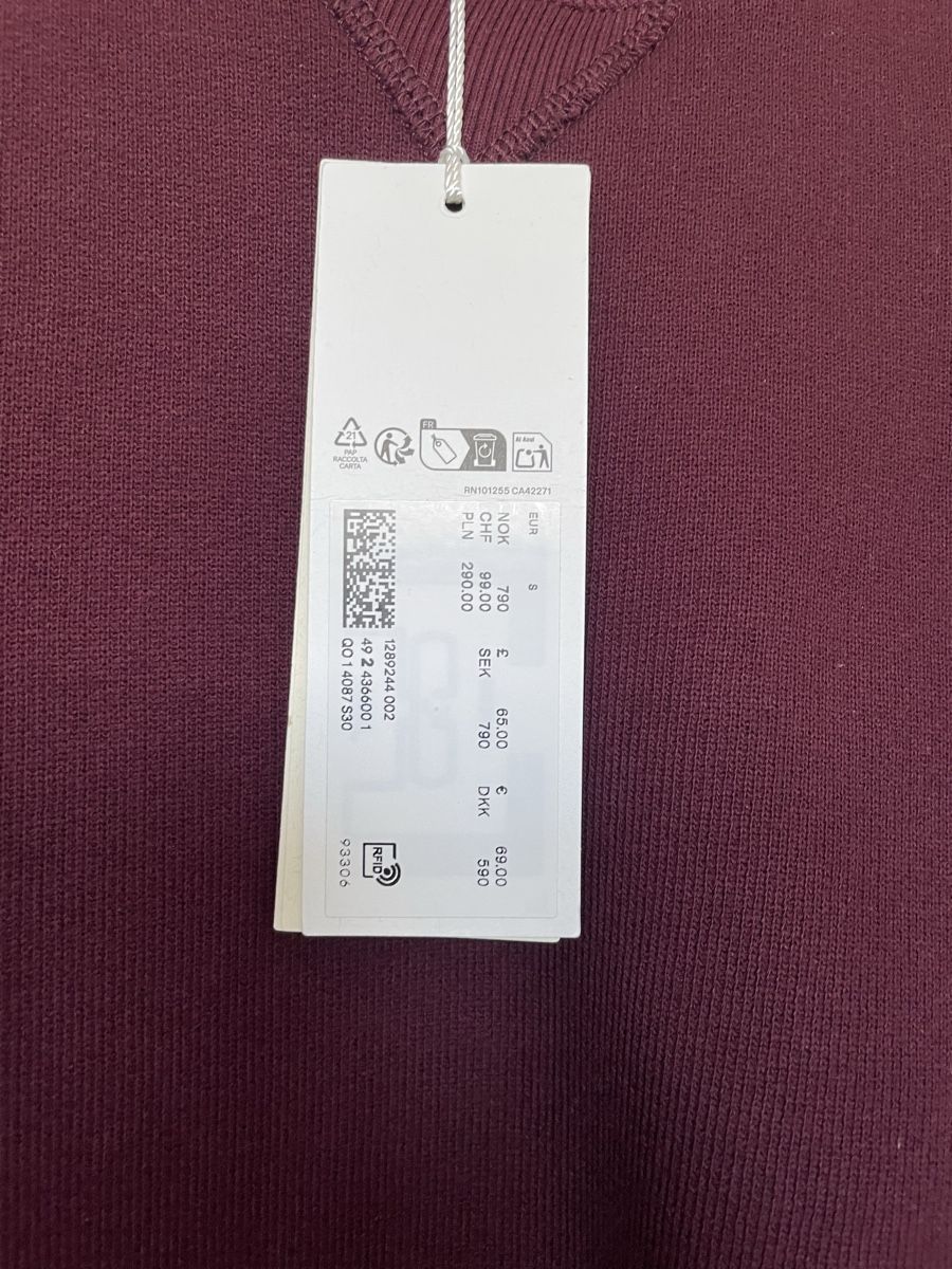 Arket Maglioni & Felpe: Arket Sweatshirt dunkelrot – Nuovo e nell'imballaggio originale da Basel venduto da Robyn20 7