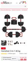 Hantelset 3-in-1 40 kg (gekauft im Februar 2026)