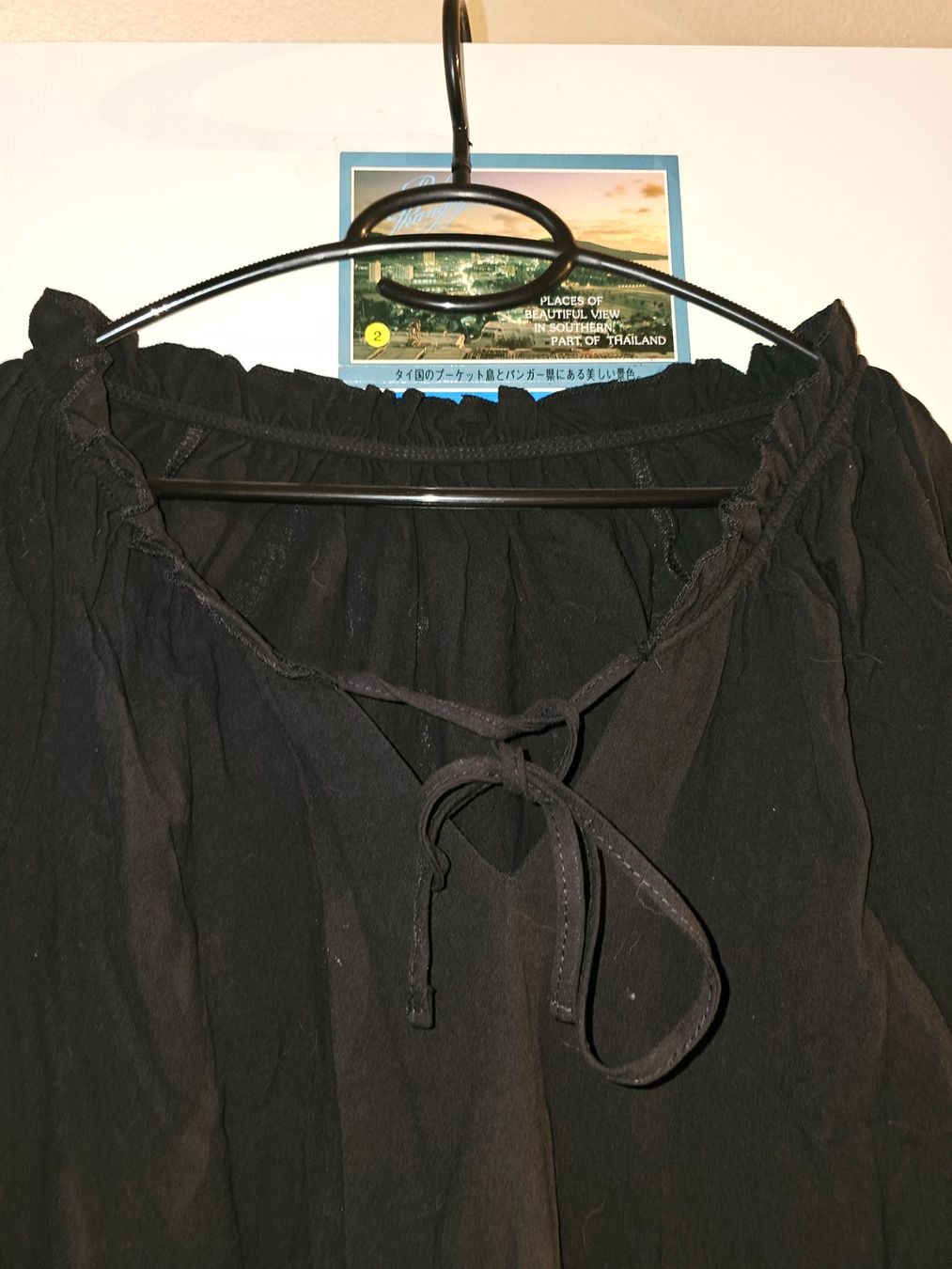 Camicette: Damen Bluse schwarz mit Bindeband neu – Nuovo e nell'imballaggio originale da Biel/Bienne venduto da TurfandSurf2025 3