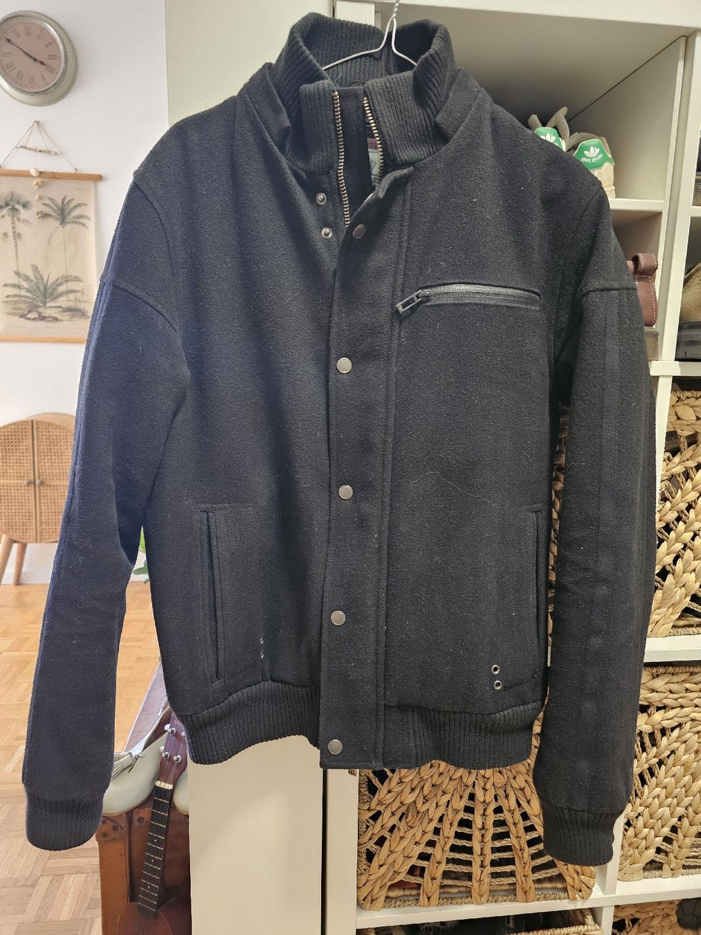 Giacche: Black flannel Jacket – Usato da Lugano venduto da FernandoDC