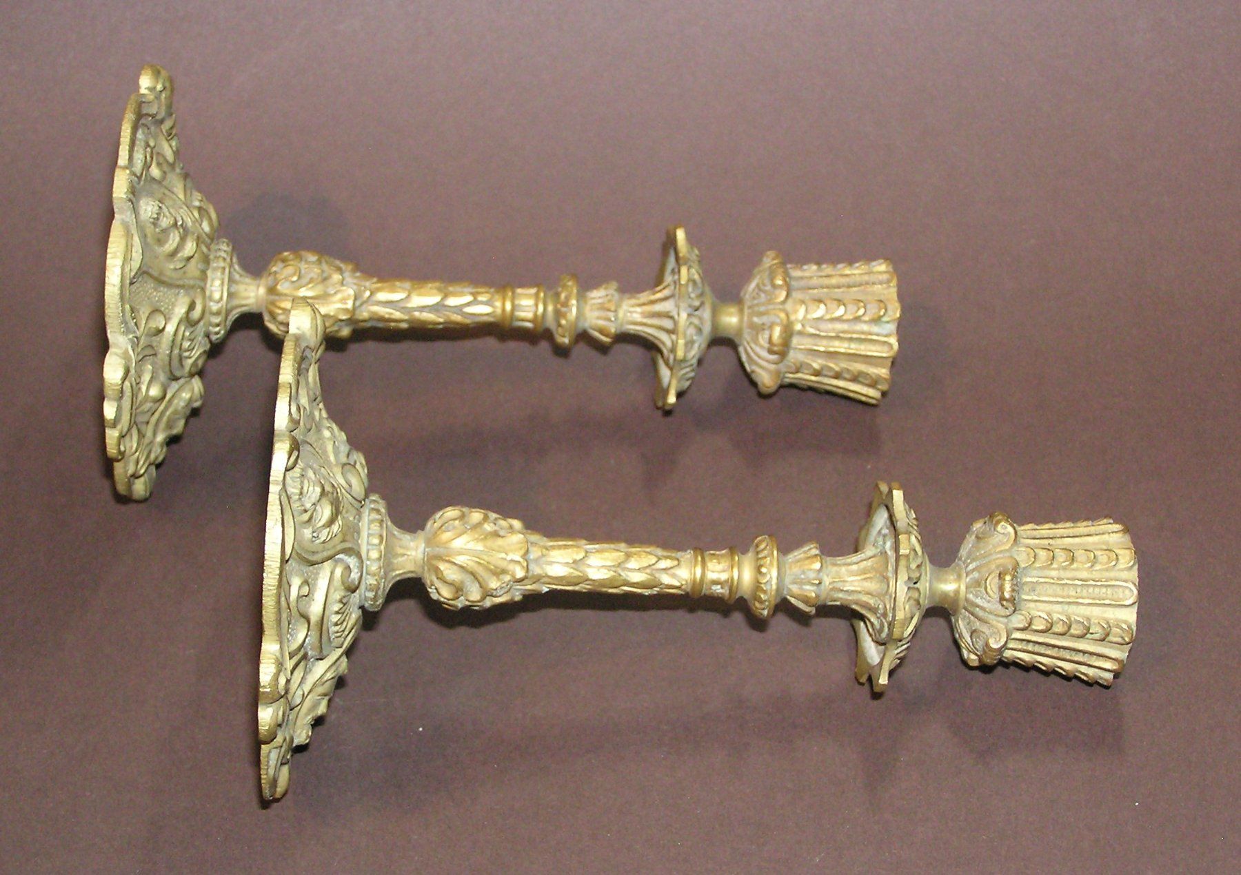 Kerzenständer: PAAR ALTE MESSING KERZENSTÄNDER – Gebraucht aus Grenchen von Antique-hunter 5