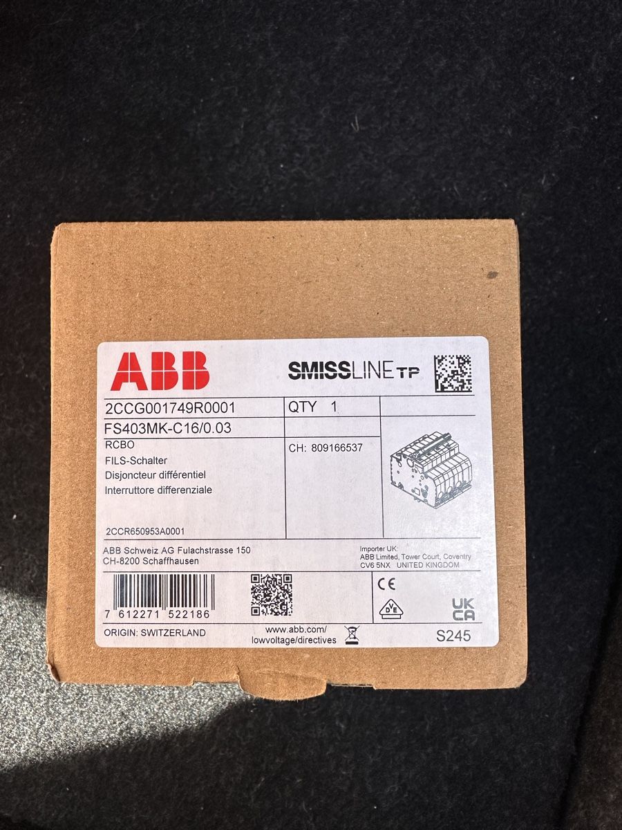 ABB Interruttori: ABB Fi/Ls C 16A 4 Polig – Nuovo (secondo la descrizione) da Brüttisellen venduto da ahm_p5jp